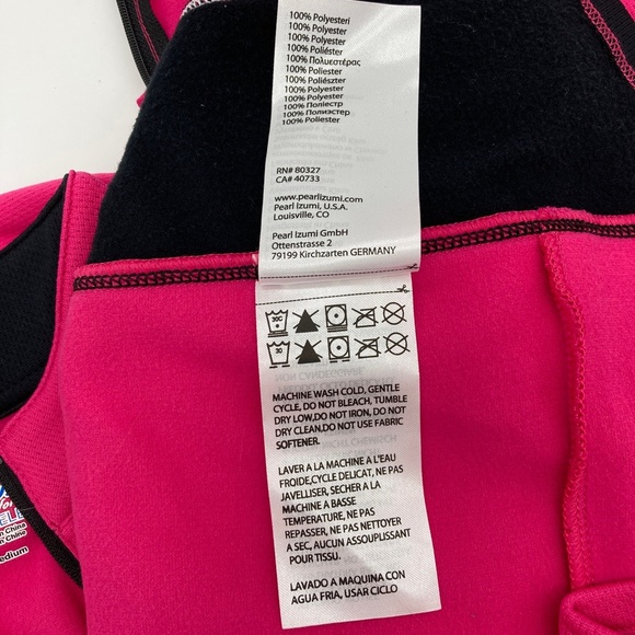 Pearl Izumi Pink Full Zip Active Wear Jacket, Medium - Picture 5 of 5